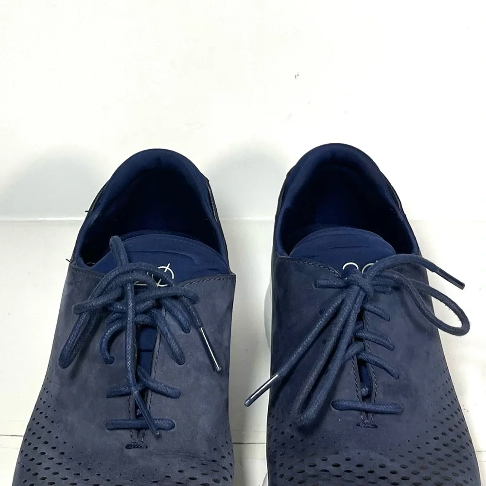Cole Haan Zerogrand‎ Men's Laser Wing Oxford’s Size 9.5M Blue Leather